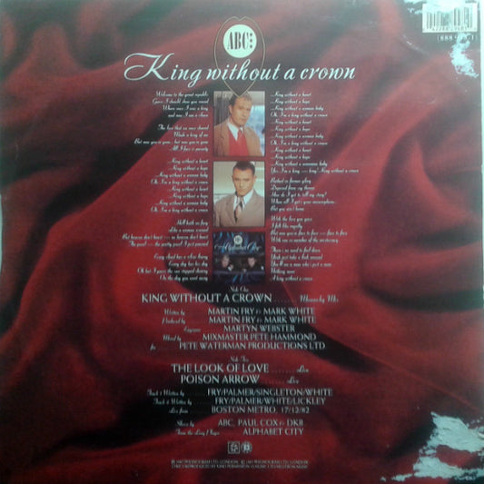 ABC : King Without A Crown (12", Single)
