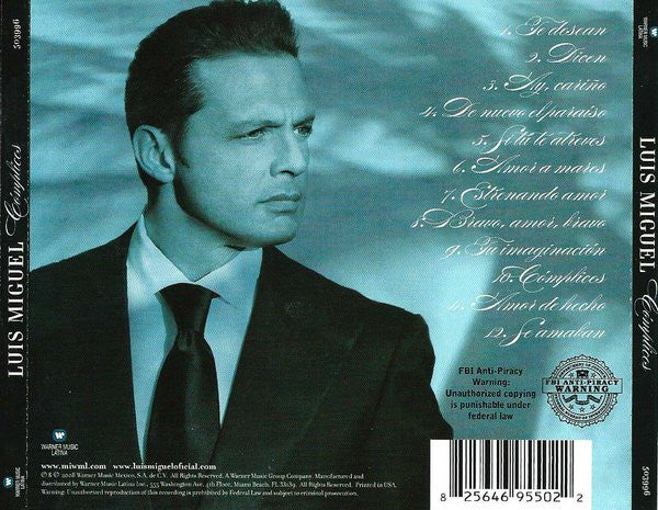 Luis Miguel : Cómplices (CD, Album)