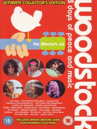 Various : Woodstock: 3 Days Of Peace And Music: Ultimate Collector's Edition (4xDVD-V, Copy Prot., RM, PAL)
