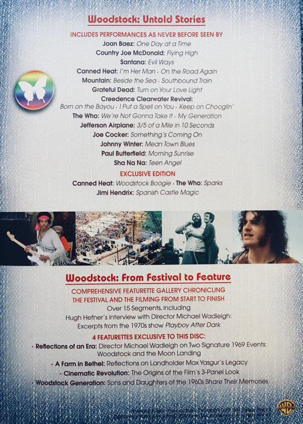 Various : Woodstock: 3 Days Of Peace And Music: Ultimate Collector's Edition (4xDVD-V, Copy Prot., RM, PAL)