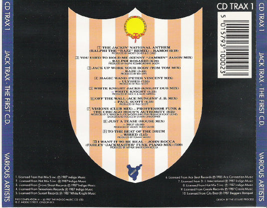 Various : Jack Trax (The First C.D.) (CD, Comp)