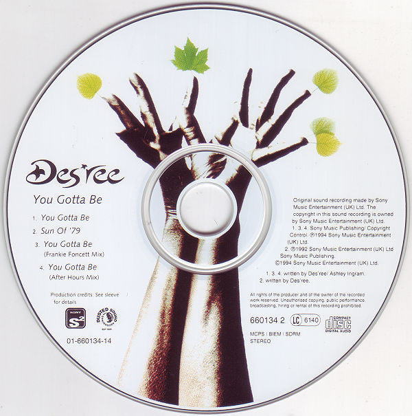 Des'ree : You Gotta Be (CD, Maxi)