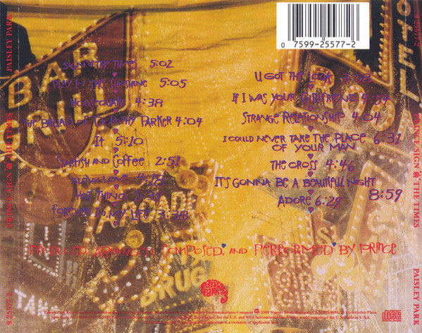 Prince : Sign "O" The Times (2xCD, Album, RP)