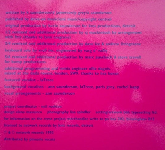 The Reese Project : So Deep (CD, Single, Dig)