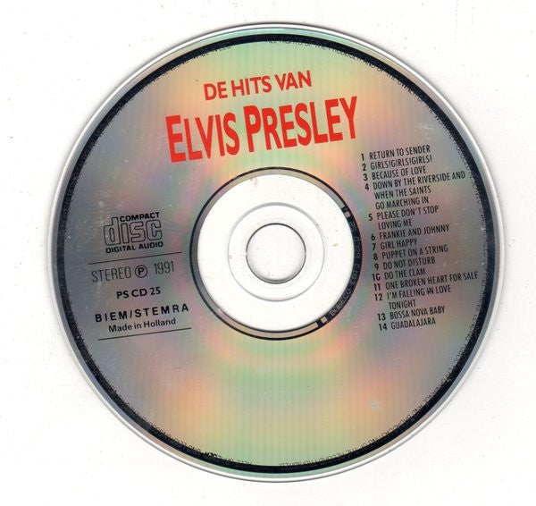 Elvis Presley : De Hits Van Elvis Presley (CD, Comp)