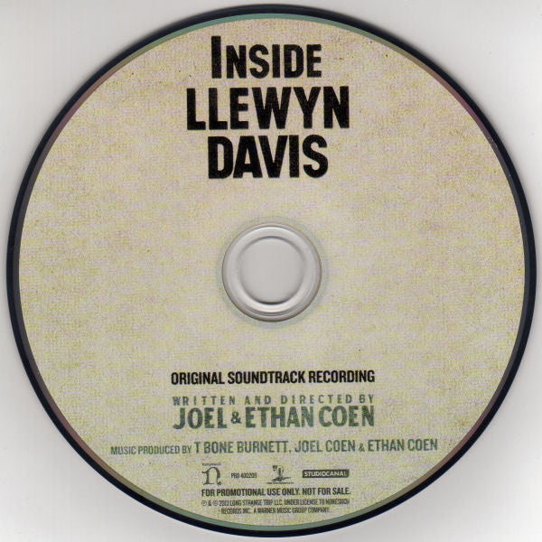 Various : Inside Llewyn Davis (Original Soundtrack Recording) (CD, Album, Promo)