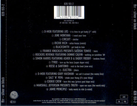 Various : FFRR - Silver On Black (CD, Comp)