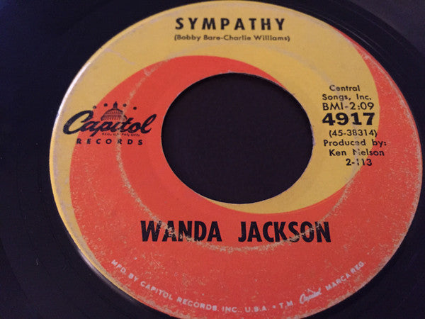 Wanda Jackson : Sympathy (7", Single)