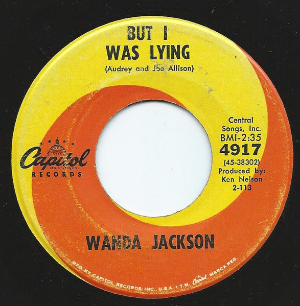 Wanda Jackson : Sympathy (7", Single)