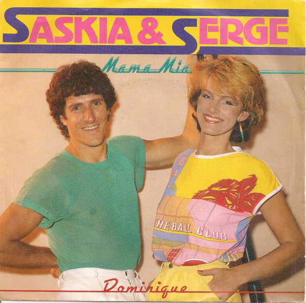 Saskia & Serge : Mama Mia / Dominique (7", Single)