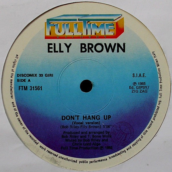 Elly Brown : Don't Hang Up (12")