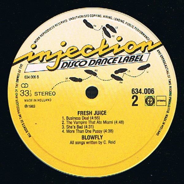 Blowfly : Fresh Juice (LP, Album)