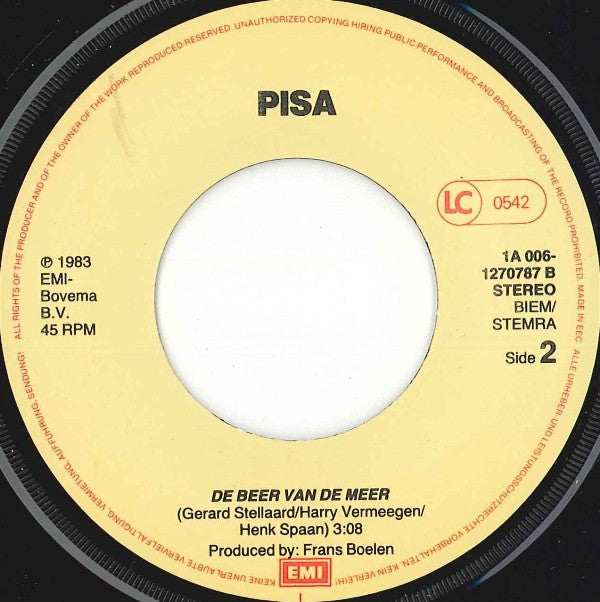 Pisa : De Gewone Man (7")