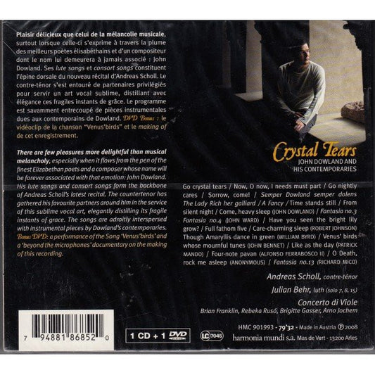 Andreas Scholl, Concerto Di Viole, Julian Behr : Crystal Tears (CD + DVD)