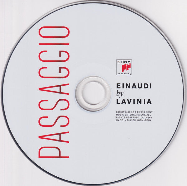 Ludovico Einaudi By Lavinia Meijer : Passaggio (CD, Album)