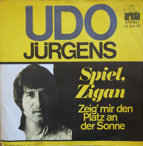 Udo Jürgens : Spiel, Zigan (7", Single)