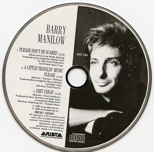 Barry Manilow : Please Don't Be Scared (CD, Single)