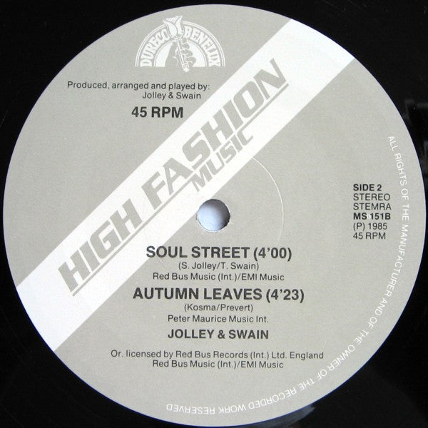 Steve Jolley & Tony Swain : Soul Street (12")