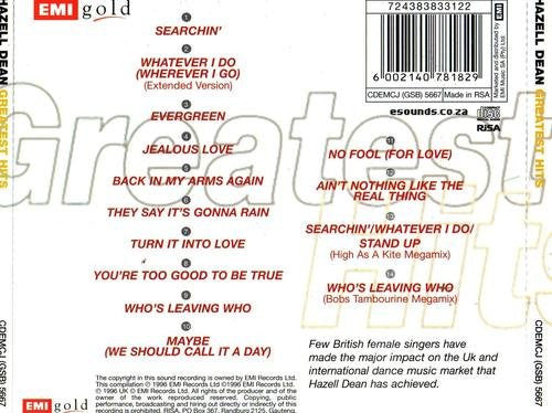 Hazell Dean : Greatest Hits (CD, Comp)