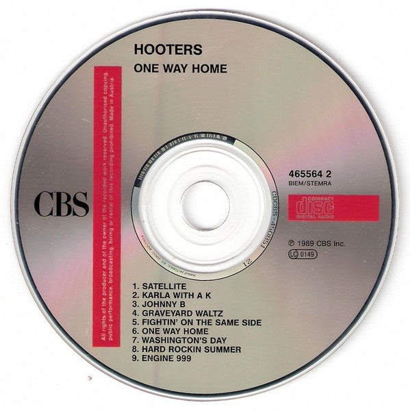 Hooters* : One Way Home (CD, Album, RE)