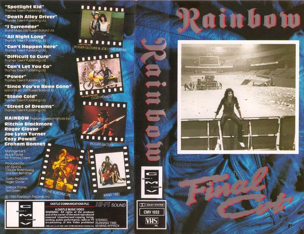 Rainbow : The Final Cut (VHS, Comp, RE, PAL)