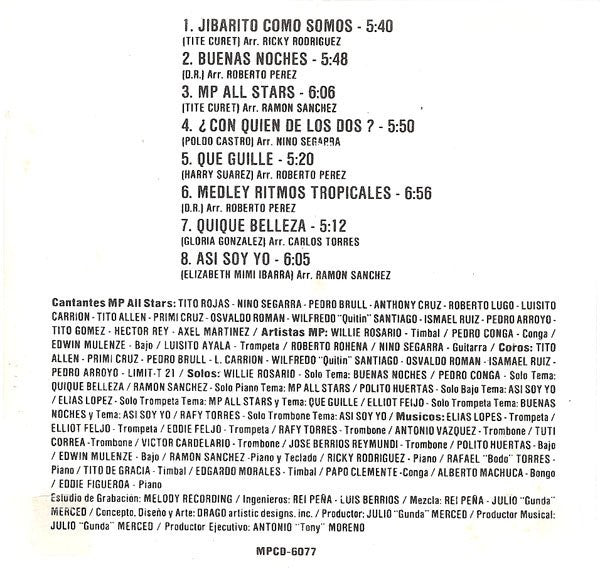 MP All Stars : Musical Productions All Stars (CD, Album)