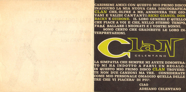 Adriano Celentano : Stai Lontana Da Me (7", Gat)