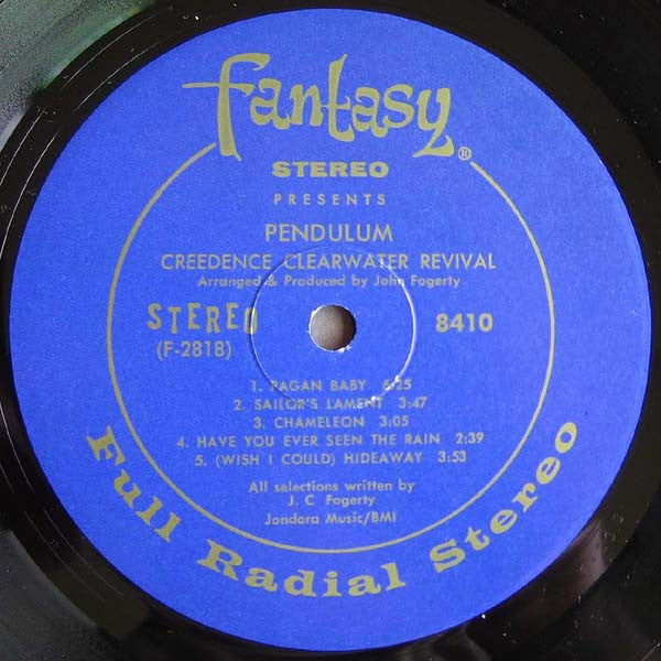 Creedence Clearwater Revival : Pendulum (LP, Album, Hol)