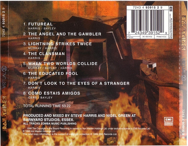 Iron Maiden : Virtual XI (CD, Album)