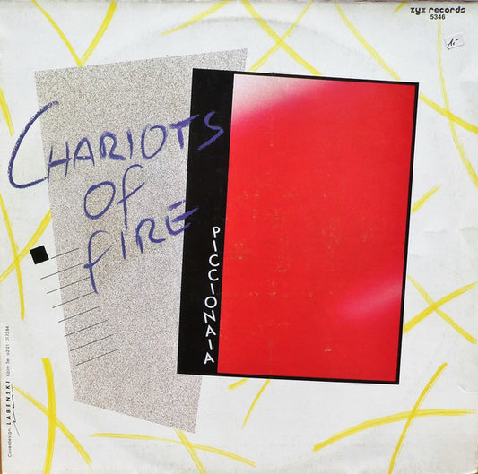 Piccionaia : Chariots Of Fire (12")