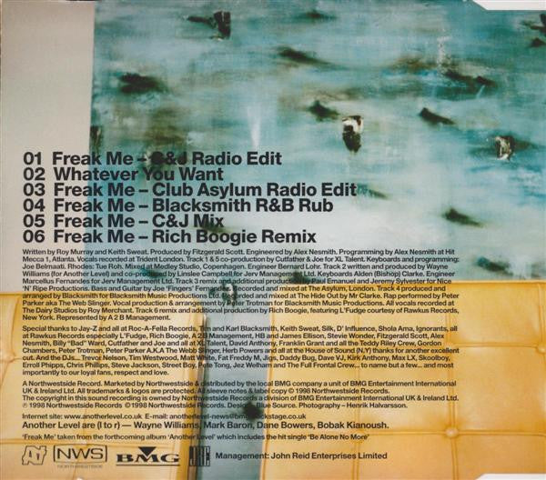 Another Level : Freak Me (CD, Maxi)