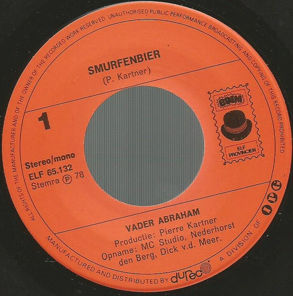 Vader Abraham : Smurfenbier (7", Single)