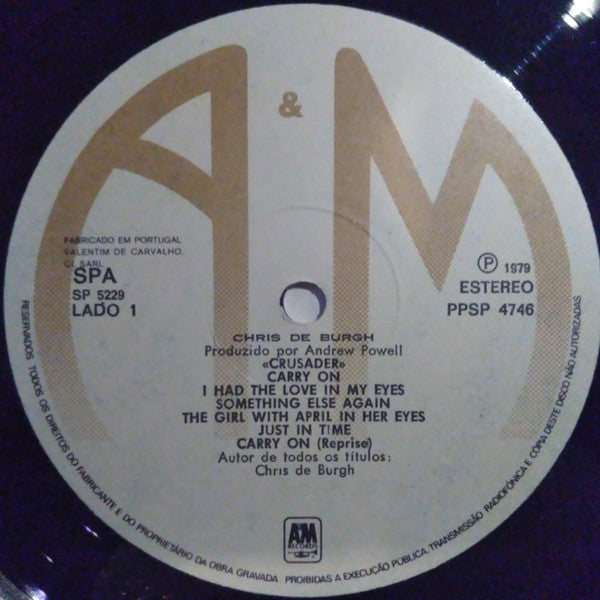 Chris de Burgh : Crusader (LP, Album)