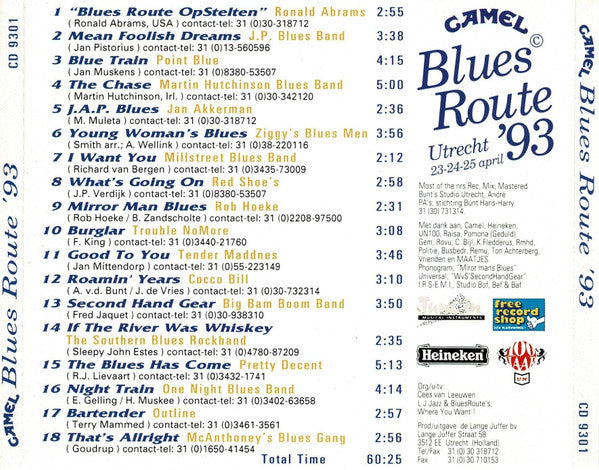 Various : Camel Blues Route '93 (CD, Comp)