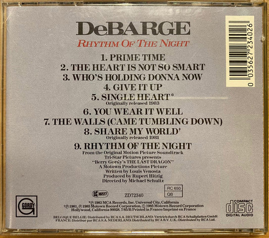 DeBarge : Rhythm Of The Night (CD, Album)
