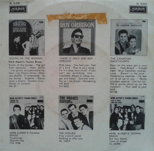 The Knickerbockers : One Track Mind / I Must Be Doing Something Right (7", Single)