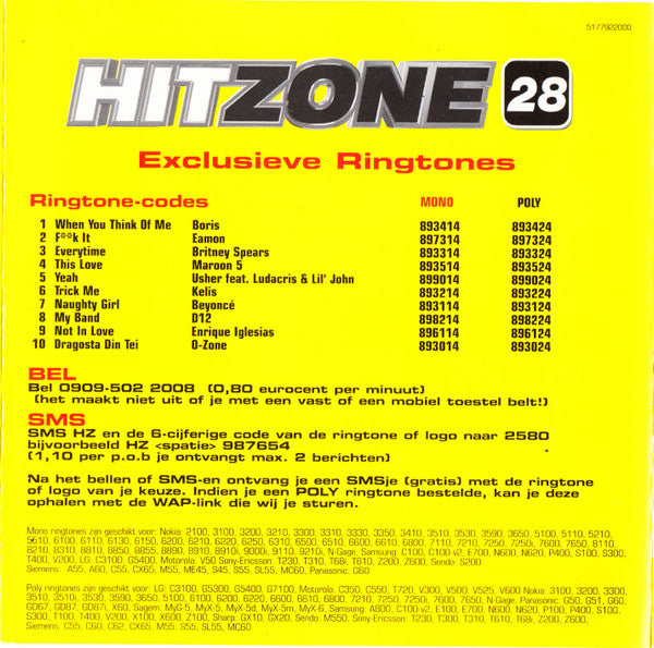 Various : Yorin FM Hitzone 28 (CD, Comp + DVD-V, Comp)
