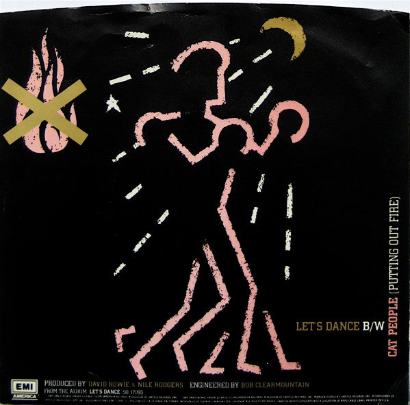 David Bowie : Let's Dance (7", Single, Win)