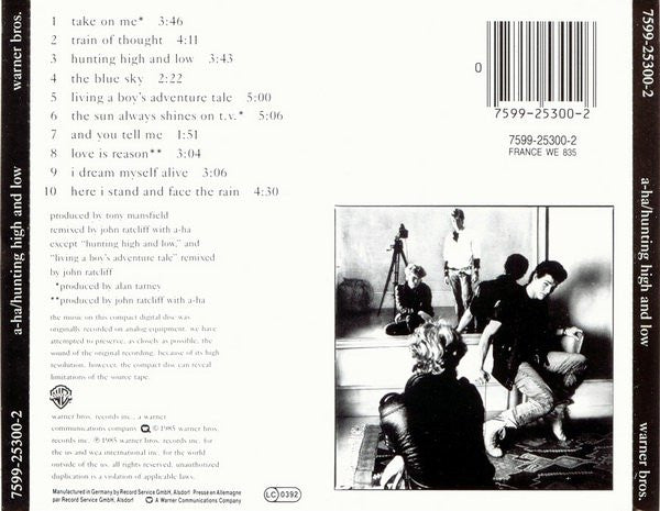 a-ha : Hunting High And Low (CD, Album, RE, RP)