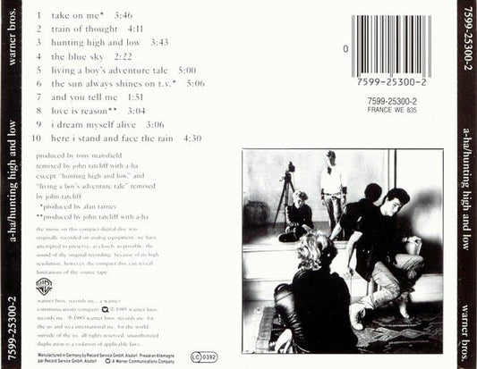 a-ha : Hunting High And Low (CD, Album, RE, RP)