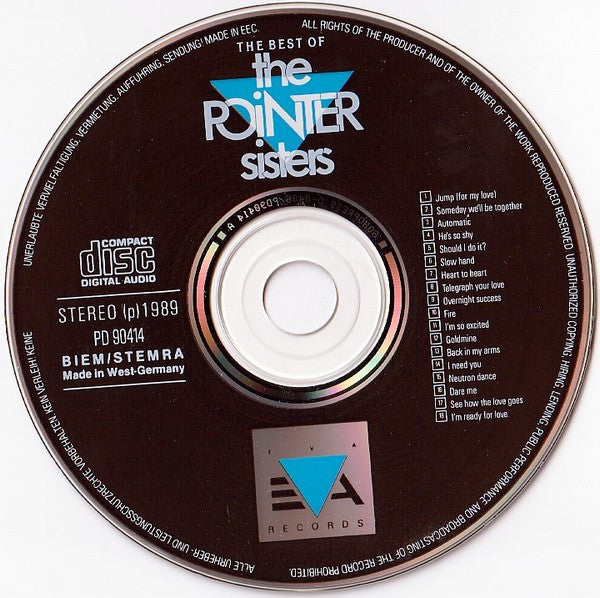 Pointer Sisters : The Best Of The Pointer Sisters (CD, Comp)