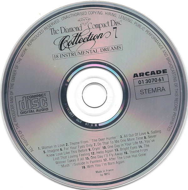 The Diamond Orchestra : The Diamond Compact Disc Collection 7 - 18 Instrumental Dreams (CD, Comp)