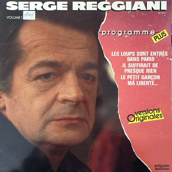 Serge Reggiani : Serge Reggiani Volume 1 (LP, Comp)