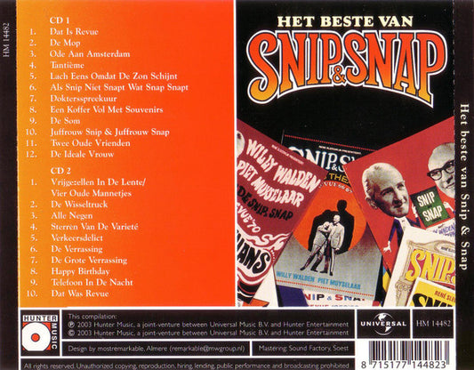 Snip & Snap : Het Beste Van Snip & Snap (2xCD, Comp)