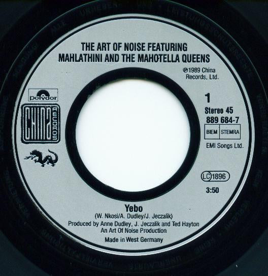 The Art Of Noise Featuring Mahlathini And The Mahotella Queens : Yebo! (7", Single)