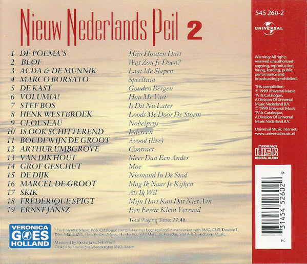 Various : Nieuw Nederlands Peil 2 (CD, Comp)
