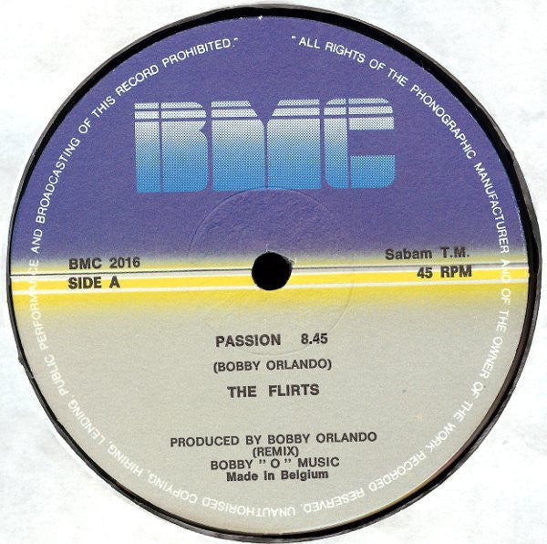 The Flirts : Passion (12")