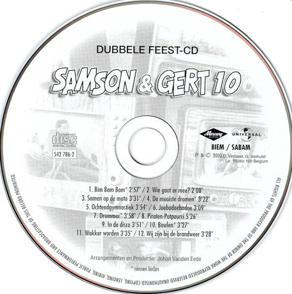 Samson & Gert : Samson & Gert 10 (2xCD, Album, Comp)