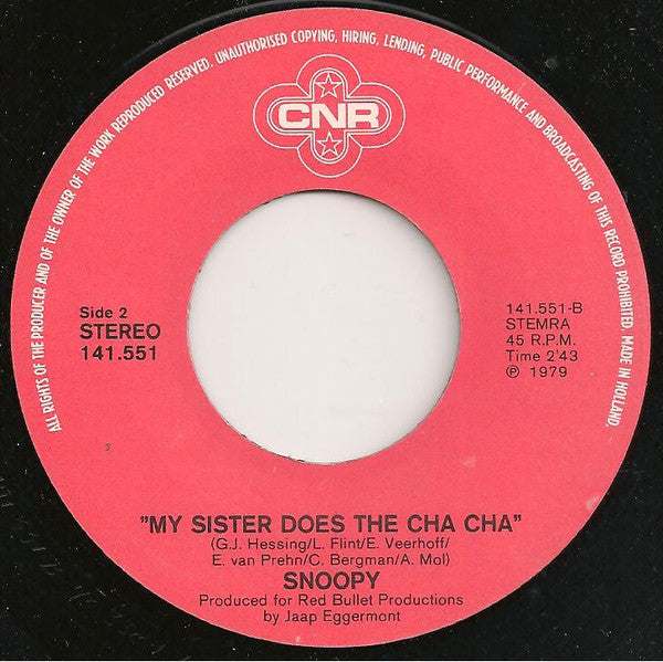 Snoopy (3) : Honolulu (7", Single, Pap)