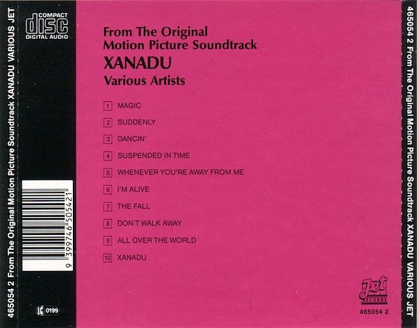 Olivia Newton-John / Electric Light Orchestra : Xanadu (From The Original Motion Picture Soundtrack) (CD, Album, RE)